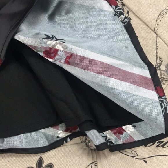 Joie Minia Floral Brocade Ruffle Caviar Dress - Picture 8 of 9